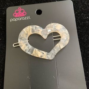 Heart shape hair clip